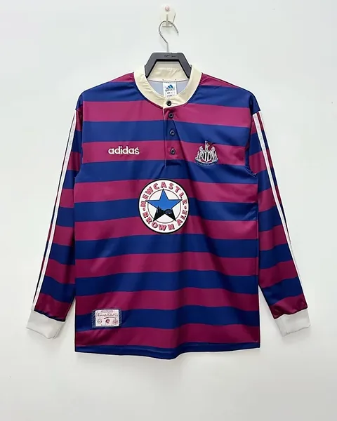 Camisola Retro Newcastle United 1995/97 Alternativa Manga Comprida