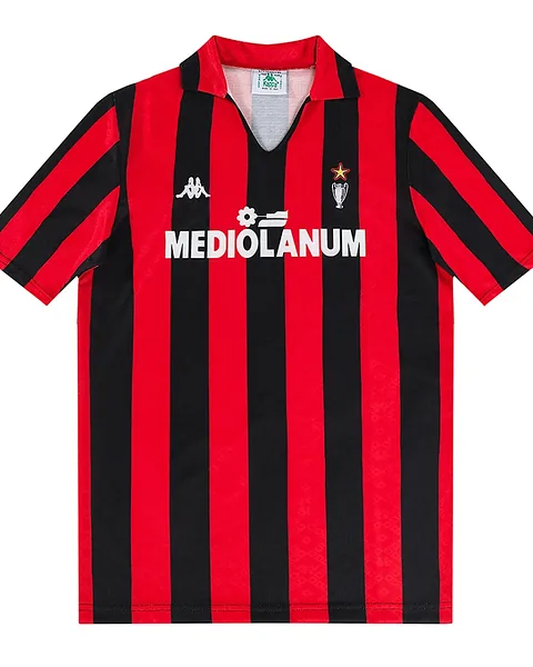 Camisola Retro AC Milan 1989/90 Principal