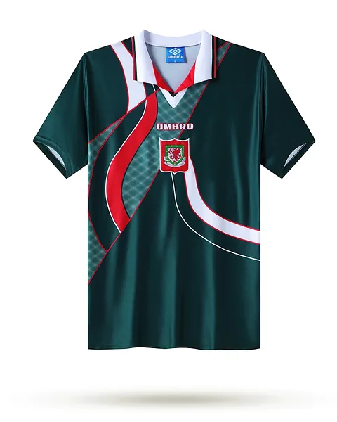 Camisola Retro País de Gales 1995/96 Alternativa
