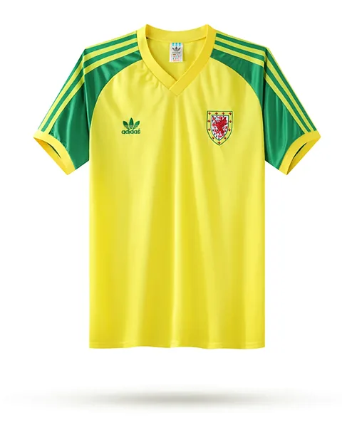 Camisola Retro País de Gales 1982 Alternativa