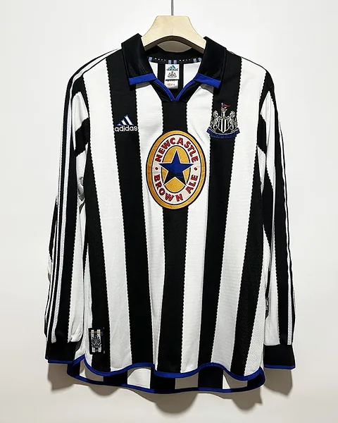 Camisola Retro Newcastle United 1999/00 Principal Manga Comprida